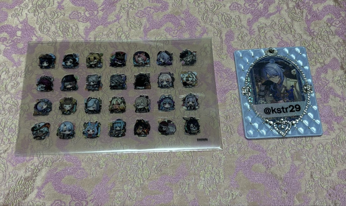 kstr29's tweet image. 【交換】原神 カレンダー 2026 ステッカー

譲)ステッカー 1セット

求)異種綾人、カーヴェ

推しもおりますが分けたりするのが面倒なのでまとめて出しております。異種はものによりお断りする可能性がありますのでご容赦ください。お気軽にお声掛けください。宜しくお願い致します