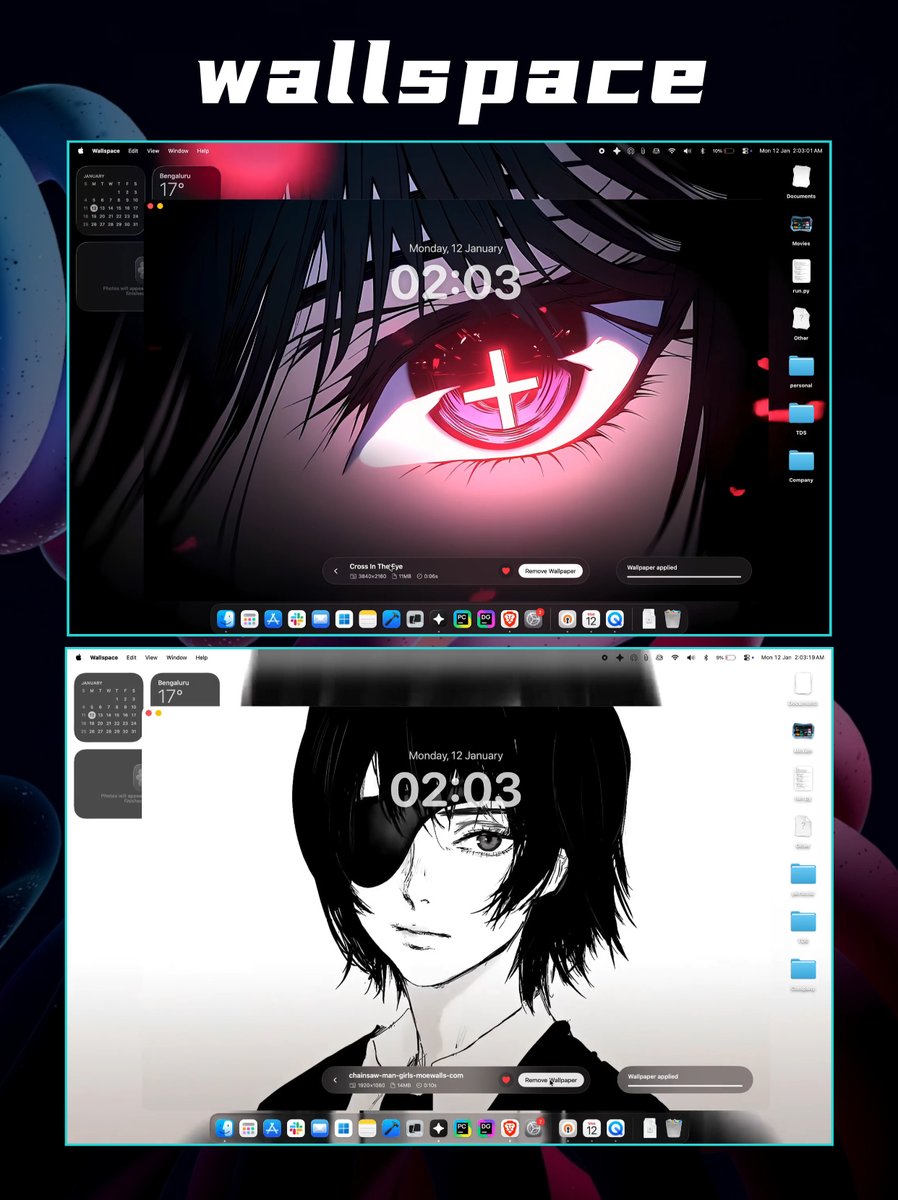 ToolsDar's tweet photo. 好用的 MacOS 壁纸应用，完全免费无订阅。

【Wallspace】
一款免费的 macOS 壁纸应用程序，具有影院级 4K 和动态壁纸。无需登录，无广告，并针对低 CPU 使用率和电池寿命进行了优化。 https://t.co/eavyQNOFmg