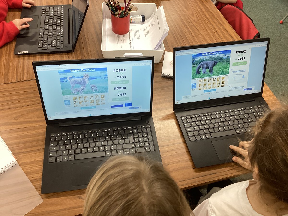 Class 2 have been using Switch Zoo to research new animal combinations for their non-chronological report.