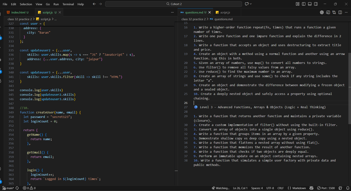 0xkaavyy's tweet photo. Day 13 #BuildInPublic

Sunday's Progress:
1. Studied basics of smart contracts.
2. Completed JavaScript practice questions.
3. Practiced making responsive websites.
   Live link: https://t.co/y74V30nvDm

#WebDevelopment #LearningInPublic #web3 https://t.co/e025HBsV8Z