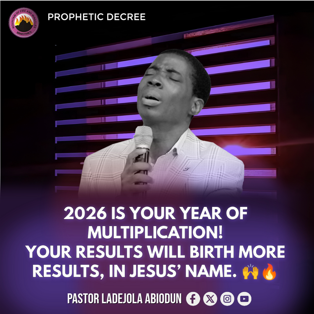 AbiodunLadejola's tweet photo. I pray for you: in 2026, your results will birth more results in Jesus name.
#ResultsMultiply
#MultiplyYourResults
#MultiplicationSeason
#Increase
#DoublePortion
#FruitfulYear
#Success2026
#BreakthroughSeason
#Overflow
#2026Blessings
#MFM
#pastorladejolaabiodun https://t.co/oHlaAHCEE5