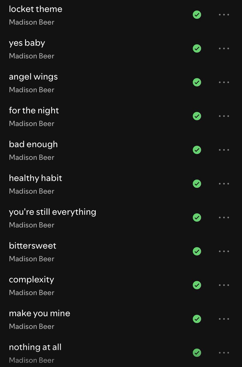 bluecomplexity's tweet image. dare i say the greatest track run in madison's discography