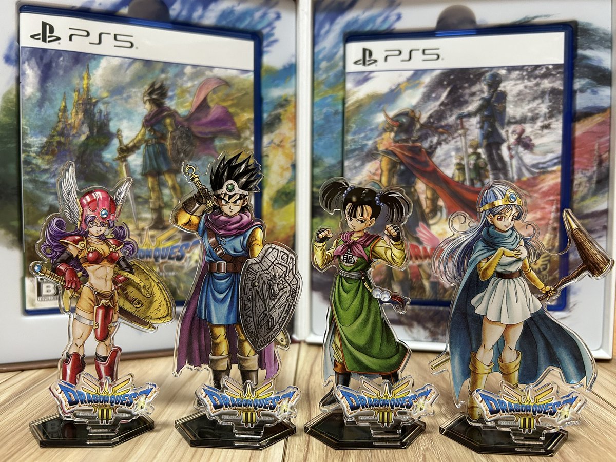 アルトニアで買ったドラクエ3のアクリルスタンド。公式商品からしか得