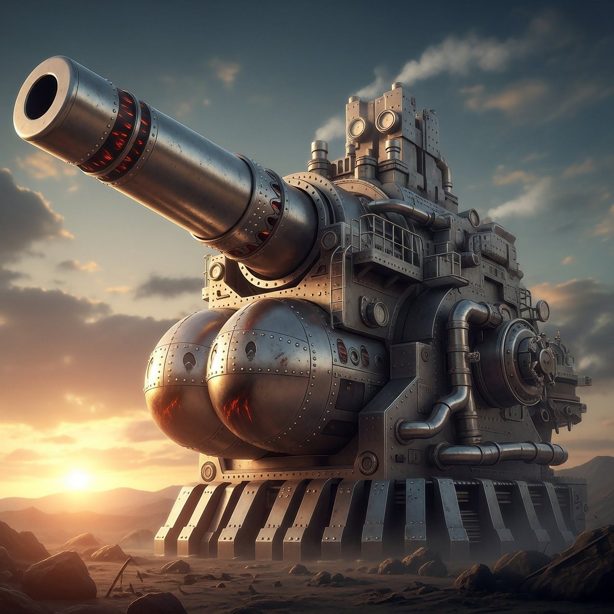 Gemini描かせてみたのですが、ネオアームストロングサイクロンジェット