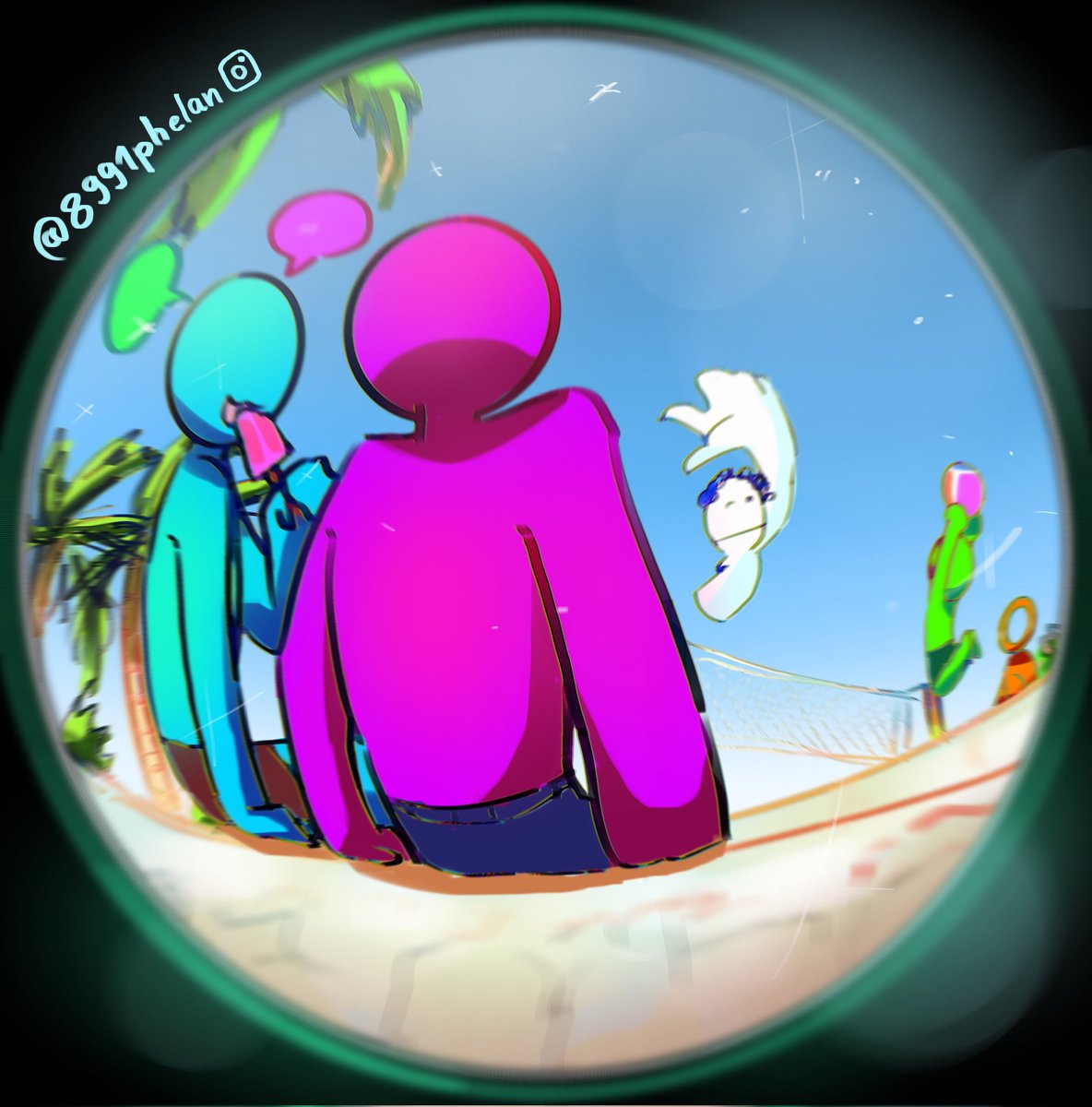 TRAVELING FROM OUR VIEW PT 8 #alanbecker #animationvsminecraft