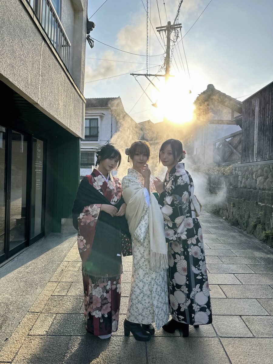 大分湯けむりフォトウォークありがとうございました！！

本当に本当に楽しすぎる2日間でした♨️

今後も仲良し3人組で企画していくのでよろしくお願いします🍁🎀🦭