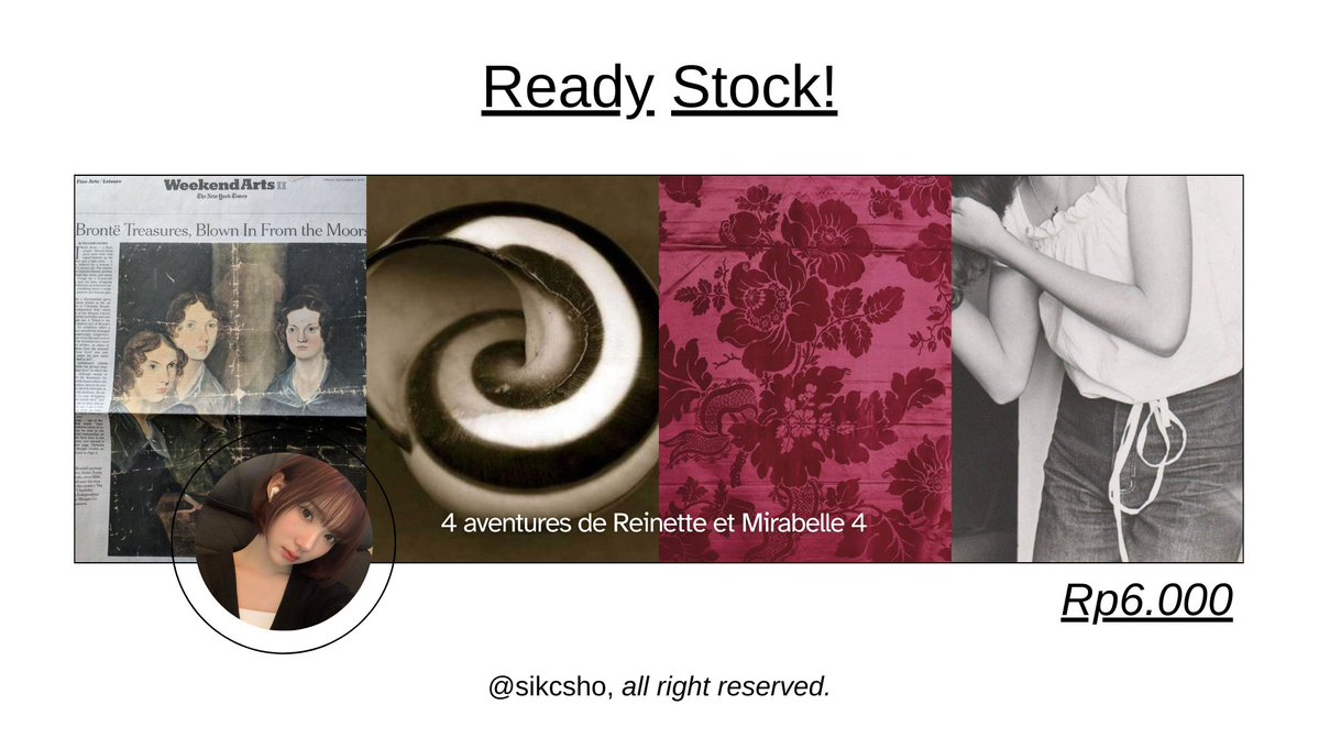 sikcsho's tweet image. #zonauang help repost, thanks!

hai, aku ada layout ready stock a-na, carmen, jiwoo, karina, wonyoung, yeri dan yunjin. harga 6k/each get ava jpng. 

💌jangan lupa @ after dm, @/studiec on tele.