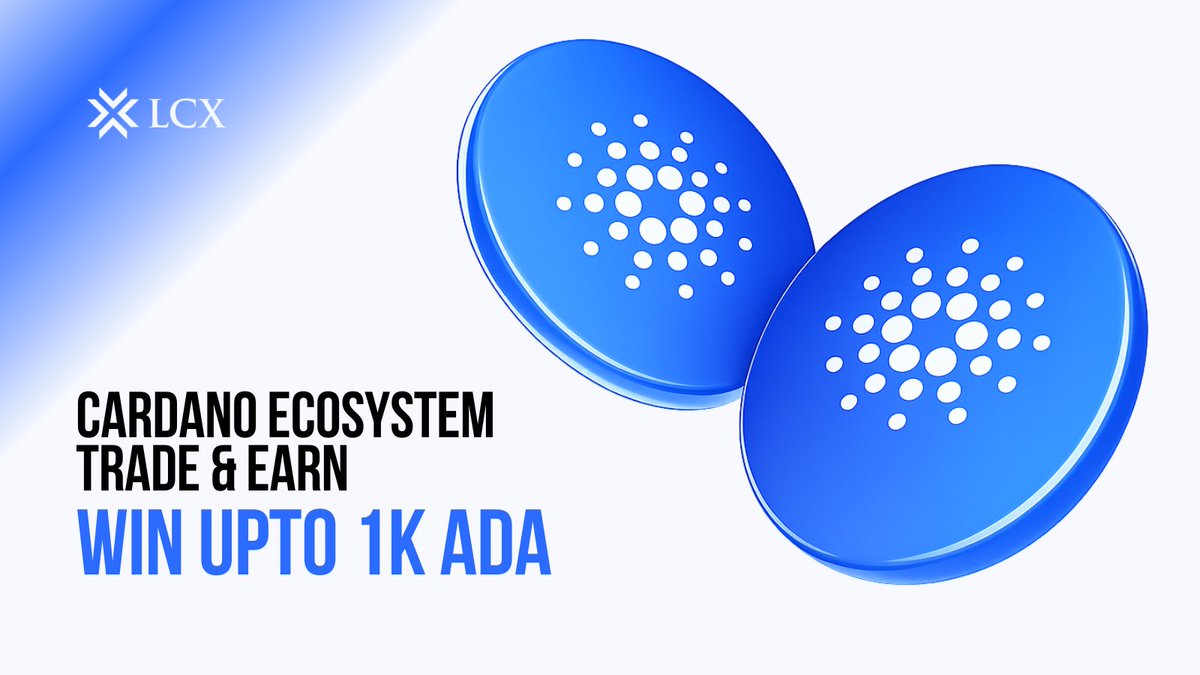Cardano Ecosystem Trade & Earn on LCX 🚀 Trade $50,000 and unlock a Mystery  Box 🎁 💰 Trade $50,000 ⏰ Till Feb 8, 2026 🎯 First 200 traders only 👉  https://t.co/XZkZ4zr4BR @Cardano_CF @Cardano