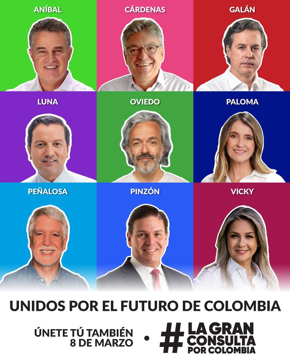 Cuando los liderazgos se unen pensando en el país, gana Colombia. La ciudadanía es clave en este momento. Seguimos con <a href="/anibalgaviria/">Aníbal Gaviria Correa</a> #LaGranConsulta