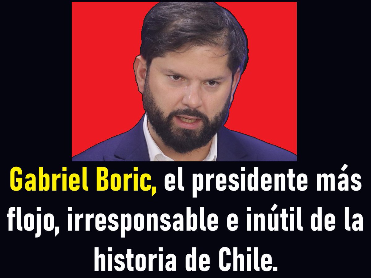 _1978_cristobal's tweet image. La inoperancia y demora en reaccionar que ha tenido Boric y su gobierno en los #IncendiosForestales ya derechamente raya en lo criminal.
Tildarlos de irresponsables es demasiado suave, a estas alturas. ¡Son unos CANALLAS!
#BoricElErrorDeChile 
Estado de Catástrofe