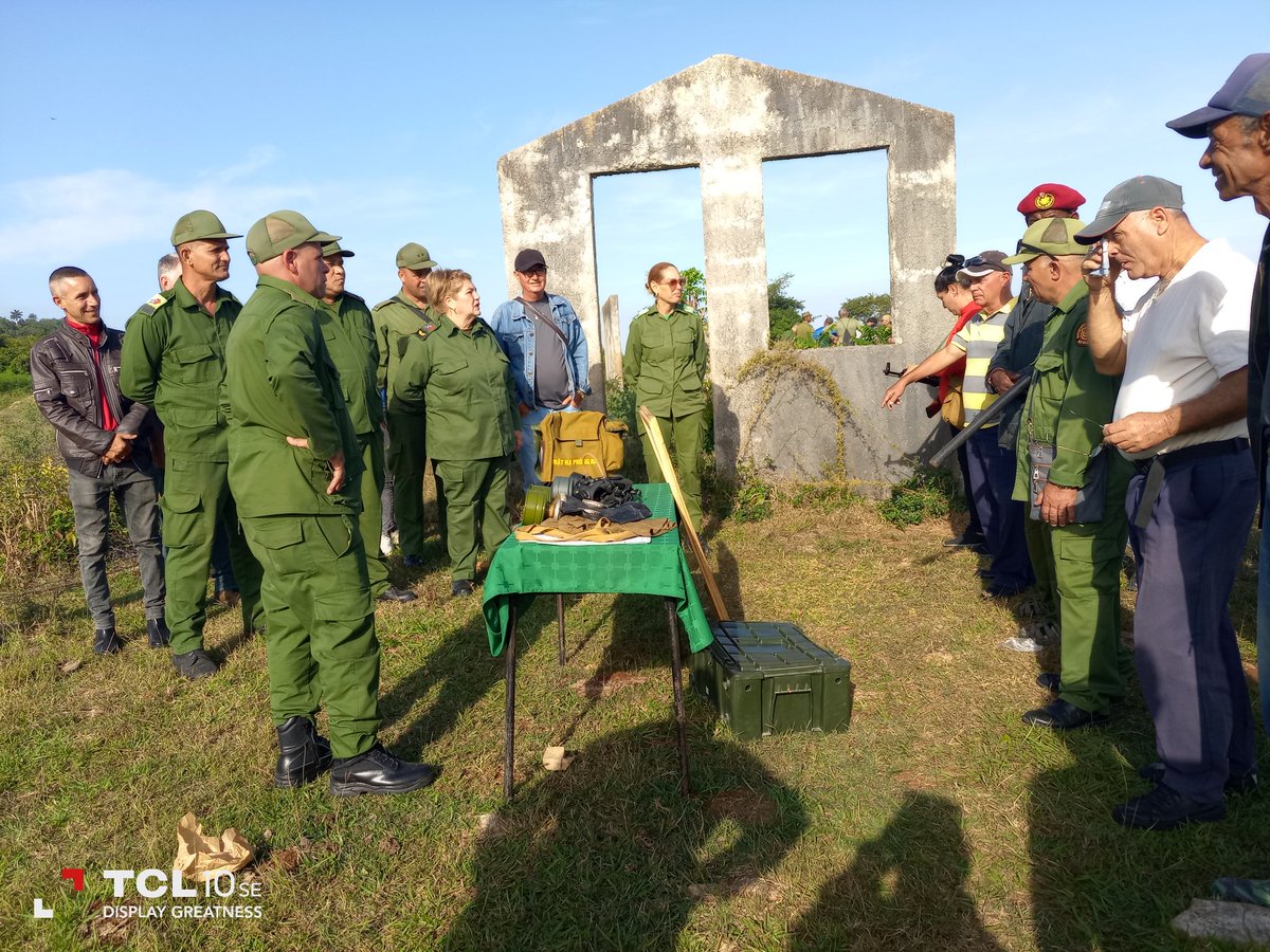 Jornada junto al Consejo de Defensa Municipal de #Yaguajay de #SanctiSpíritusEnMarcha
La preparación para la defensa de la Patria, por la unidad y la victoria.
#CubaEsCoraje 🇨🇺