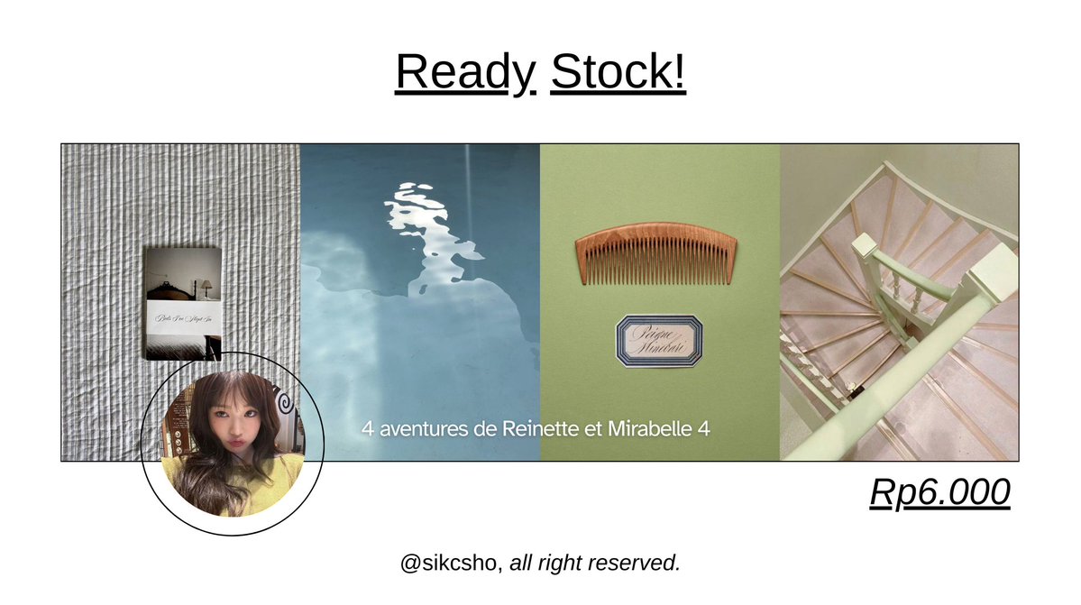 sikcsho's tweet image. #zonauang help repost, thanks!

hai, aku ada layout ready stock a-na, carmen, jiwoo, karina, wonyoung, yeri dan yunjin. harga 6k/each get ava jpng. 

💌jangan lupa @ after dm, @/studiec on tele.