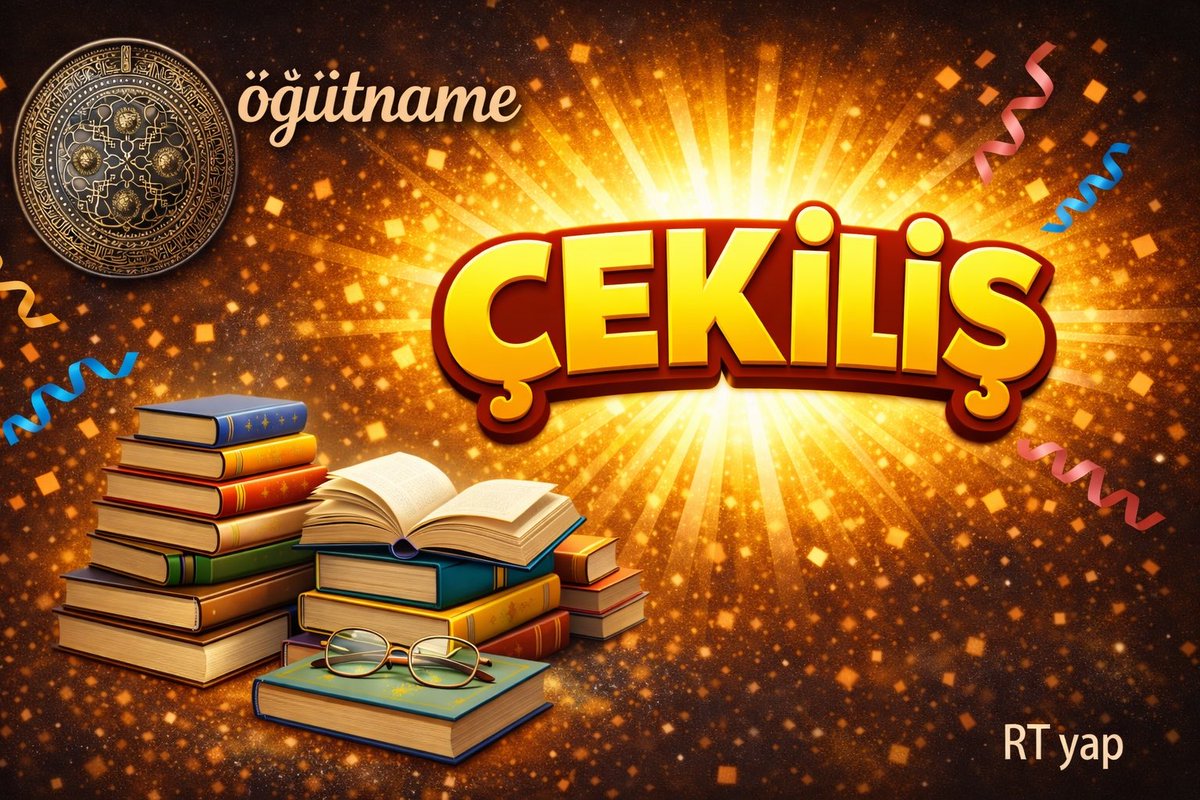 ogutname's tweet image. ÇEKİLİŞ

5 kişiye 1000 TL değerinde Kitapyurdu hediye kartı veriyoruz! 📚

Katılmak için:
✅ Bu tweeti beğen
🔁 RT yap

Çekiliş Tarihi: 28 Ocak