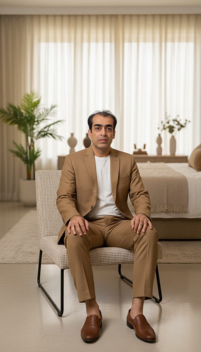 Hair growth, muscle development, and body renewal are all happening in Muhammad Qasim without treatment. Muhammad Qasim