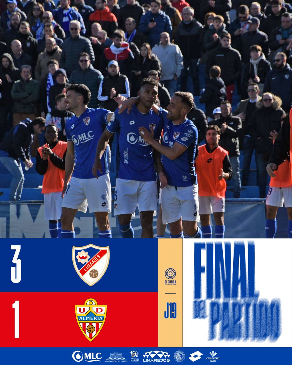 ⏱️ 90’ • #LinaresAlmeríaB • 3️⃣-1️⃣

¡FINAAAAAAAAAAAAAAAAL DEL PARTIDOOOOOOOOOOOOOOO!

¡SI SI SI SI SI SI SI SIIIII LOS TRES PUNTOS SE QUEDAN EN LINAREJOOOOOOOOOS! 🔥🔥🔥🔥🔥

VAMOS LINAREEEEEES!!!!!!!

#EsLoQueEres 💙