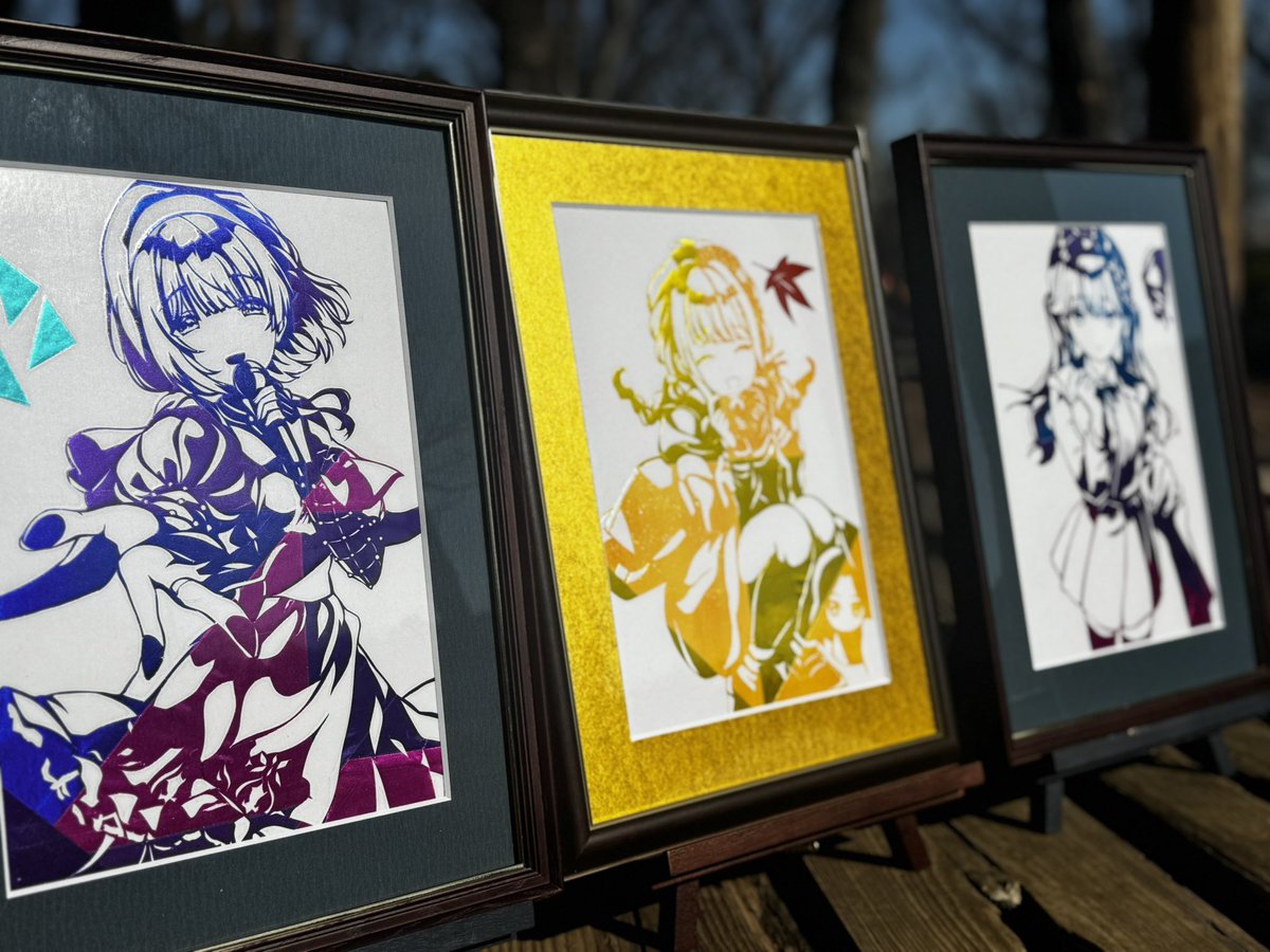 額縁に入れると絵は映えることを定期的に推奨していきたい