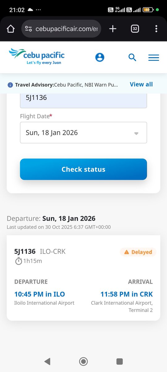 Maliit lang na inconvenience ito compare sa iba, pero inconvenient pa din to as to someone na commuter na walang service palabas ng Clark. 🙃 <a href="/CebuPacificAir/">Cebu Pacific Air</a>