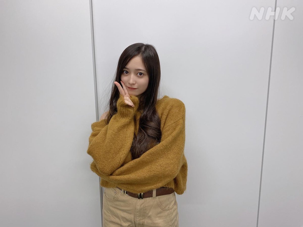 みんなピース✌️ #nhkらじらー #川崎桜 #田村真佑 #井上和