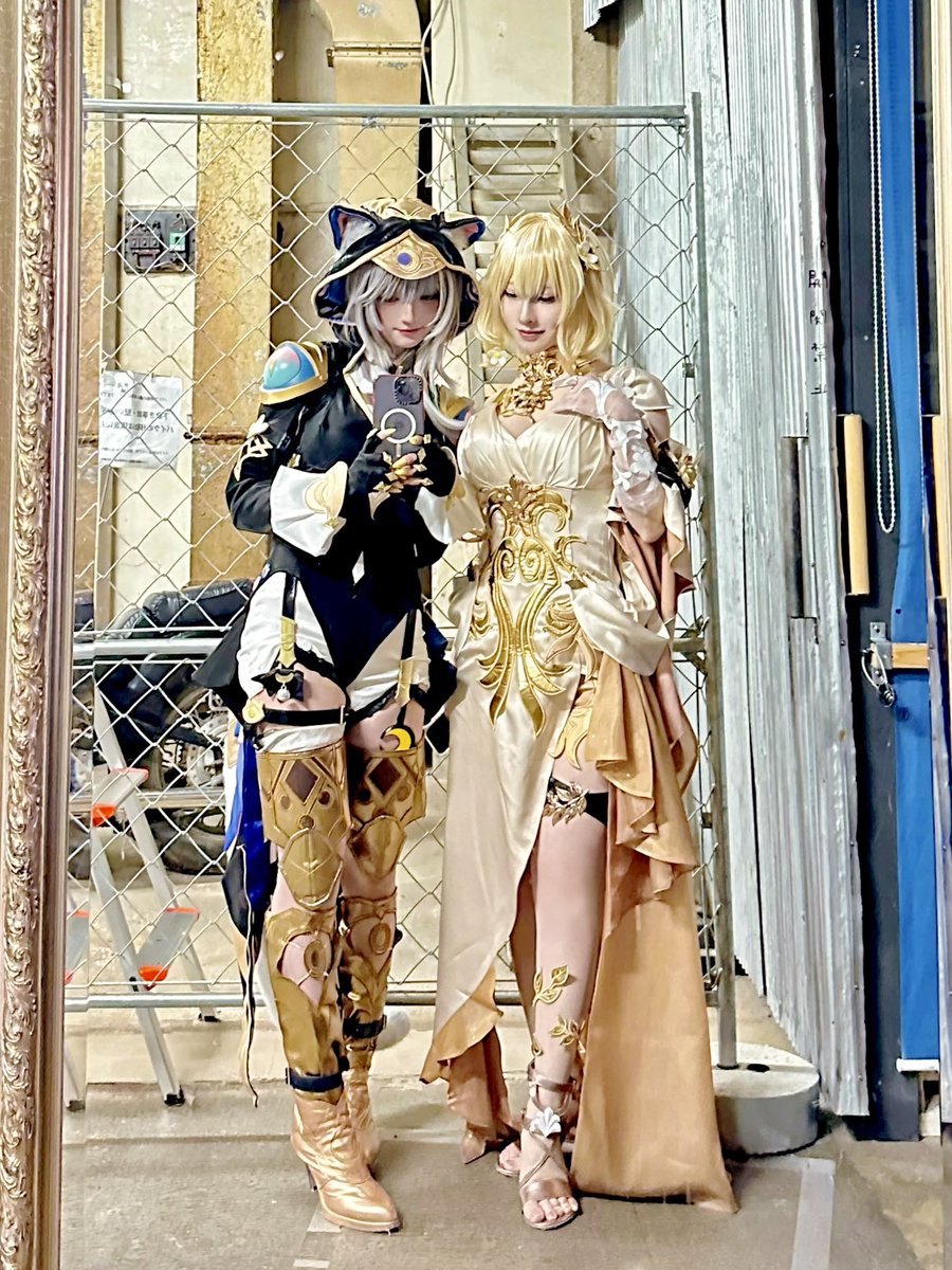 本日！アグサフェでコス初めしてきた！🪡🐈‍⬛
cos.