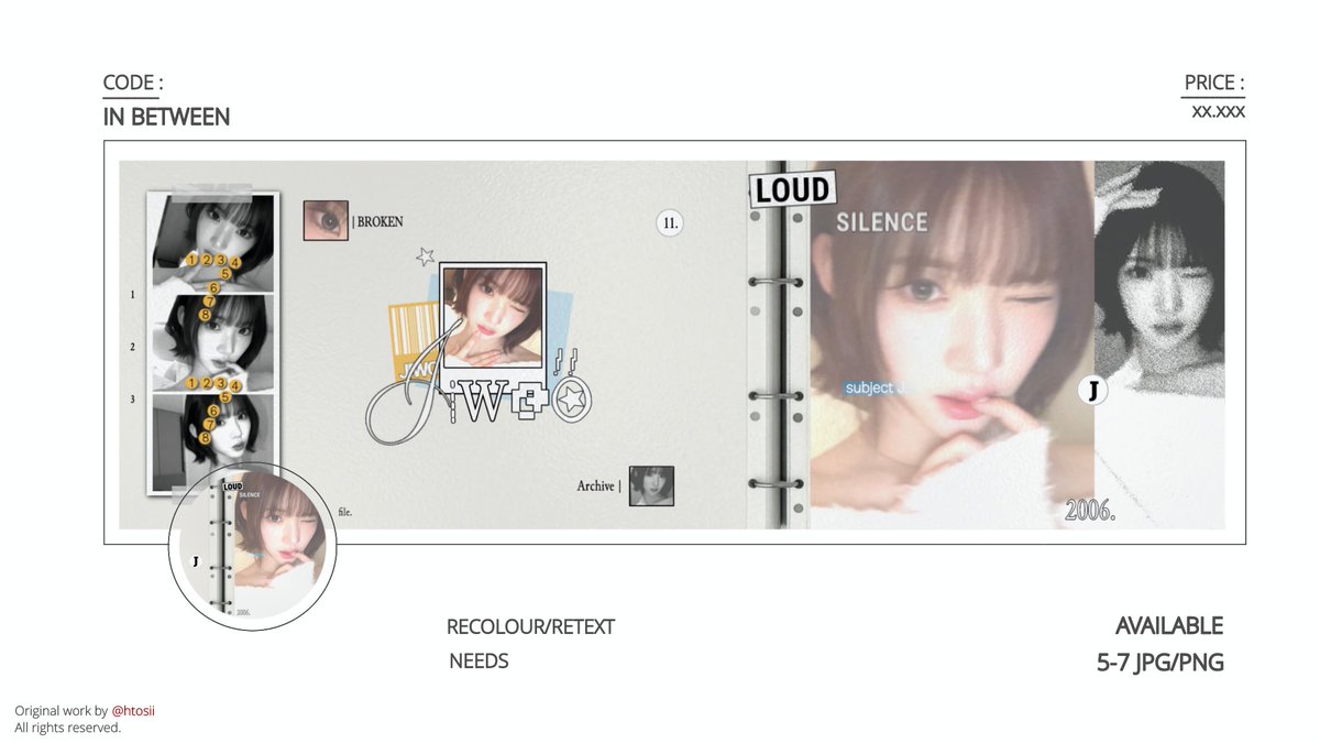 htosii's tweet image. Help RT appreciated!

Rin balik lagi bawa 1 catalogue layout — In Between.
Archive-style, sentuhan depth &amp;amp; layering
(2D–3D look).

Feel free buat kasih pendapat soal layout &amp;amp; overall feel-nya.
Kalau ada yang perlu dibenerin, DM aja yaa.

Sekalian ayo mutualan ☝

#zonauang