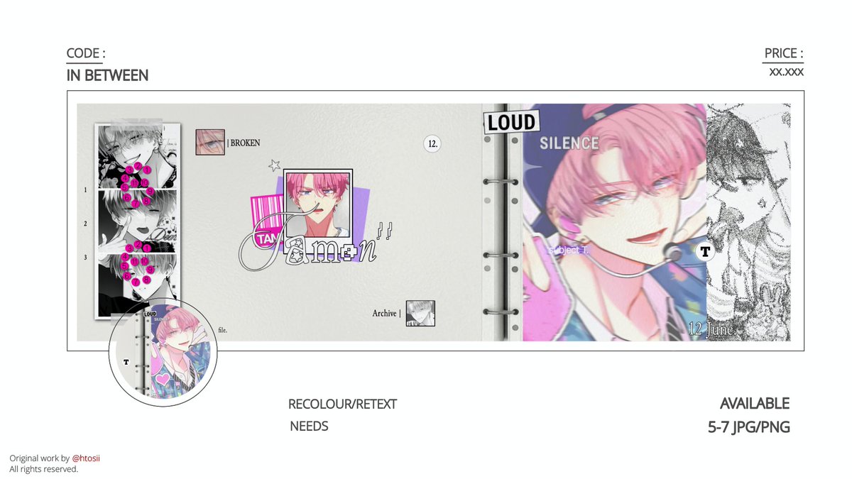 htosii's tweet image. Help RT appreciated!

Rin balik lagi bawa 1 catalogue layout — In Between.
Archive-style, sentuhan depth &amp;amp; layering
(2D–3D look).

Feel free buat kasih pendapat soal layout &amp;amp; overall feel-nya.
Kalau ada yang perlu dibenerin, DM aja yaa.

Sekalian ayo mutualan ☝

#zonauang