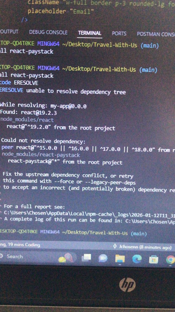 Another day another "npm run dev"🥲