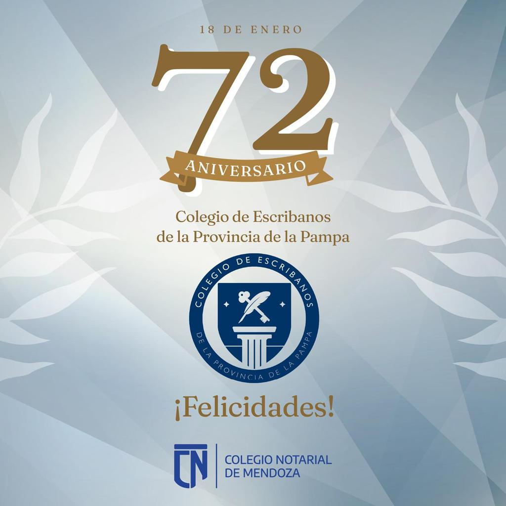 Colegio Notarial de Mendoza tweet media
