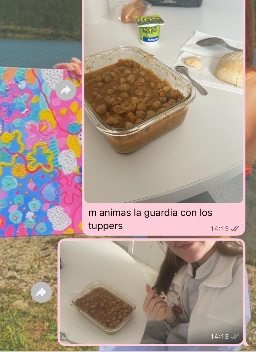 a veces una chica (una resi) solo necesita un tupper de legumbre de su novio xara la guardia💞💓💓👯‍♀️ (gracias✨)