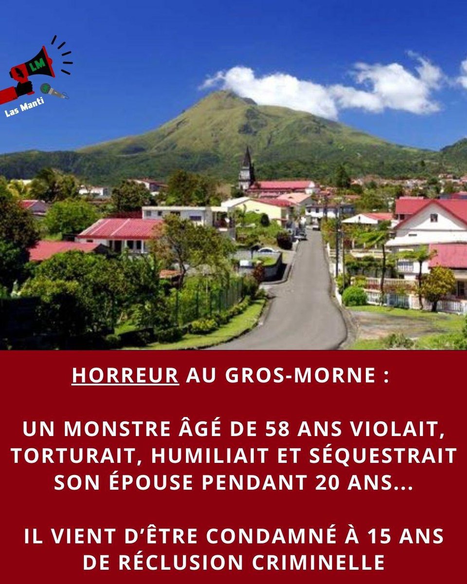 Dans les ombres d'un foyer martiniquais, à Gros-Morne, une femme a enduré l'enfer pendant près de trois décennies, prisonnière d'un mariage transformé en chambre de torture par l'homme qu'elle avait épousé. Cet homme de 58 ans, rongé par une jalousie morbide et une psychose