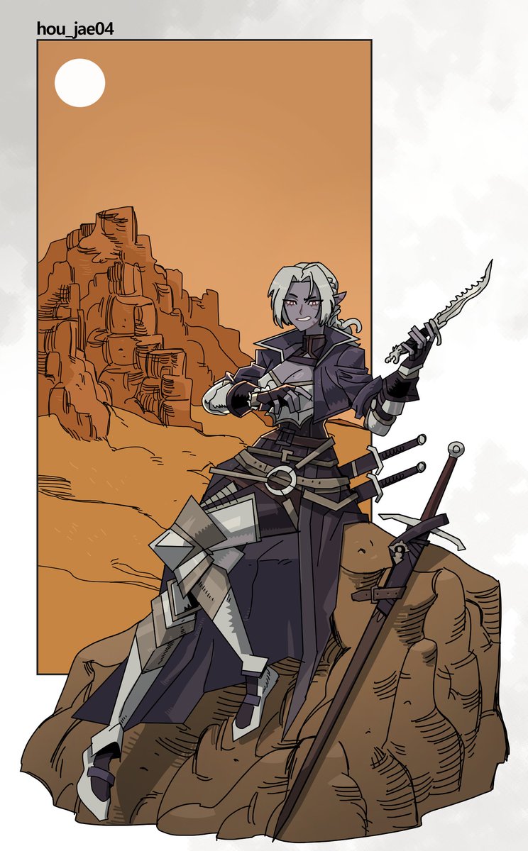 hou_jae04's tweet photo. Dark elf

commission https://t.co/OSF1Vvq7M8