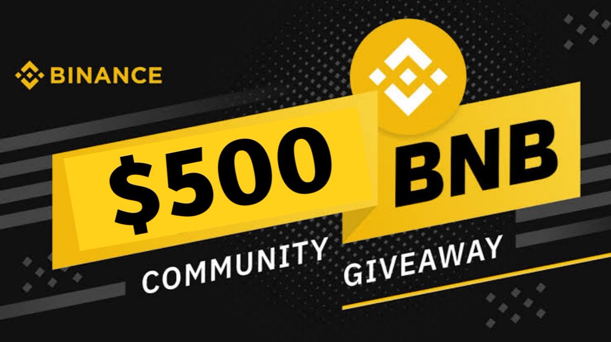 🚨Congratulations $BNB Giveaways 🎊

🎉 $500 #BNB to 5 Lucky Followers, Distribution in 48 Hours🤑

✅ Must Complete Tasks👇

1. Follow <a href="/BigDott50/">Shahnawaz⚡</a> &amp; <a href="/MrBigDott/">Mr BigDott⚡</a>
2. Follow <a href="/BNB100xGems/">BNB 100x Gems</a> &amp; RePost
3. Drop Nice a Comment on BNB !!

#Giveaways $ICE #CORE $PI #Bitcoin
