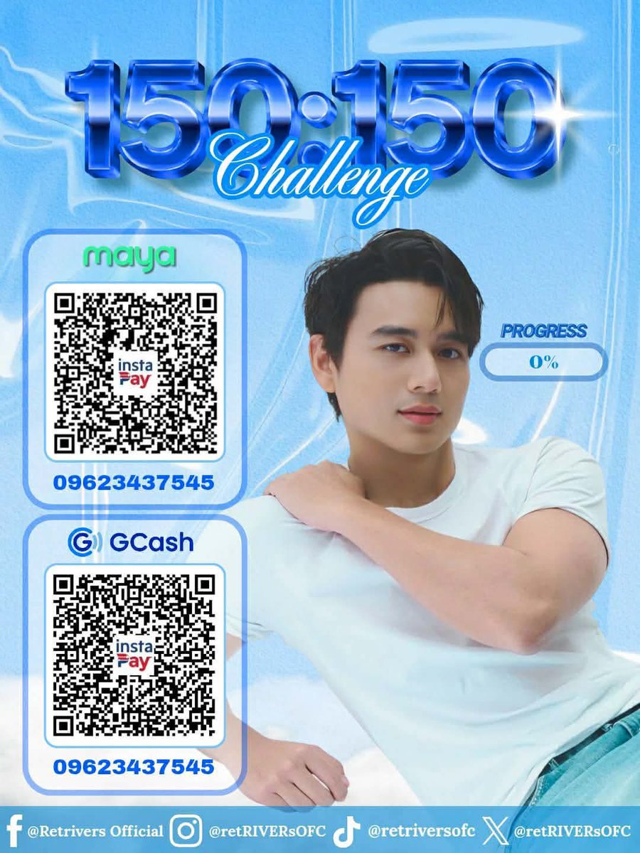 💙150:150 Challenge is live.🐾

Support River Joseph’s upcoming projects by donating any amount—every contribution helps build momentum and make the next steps possible.

For everyone’s safety, please send donations  ONLY via the QR code shown in the official pubmat. This is the