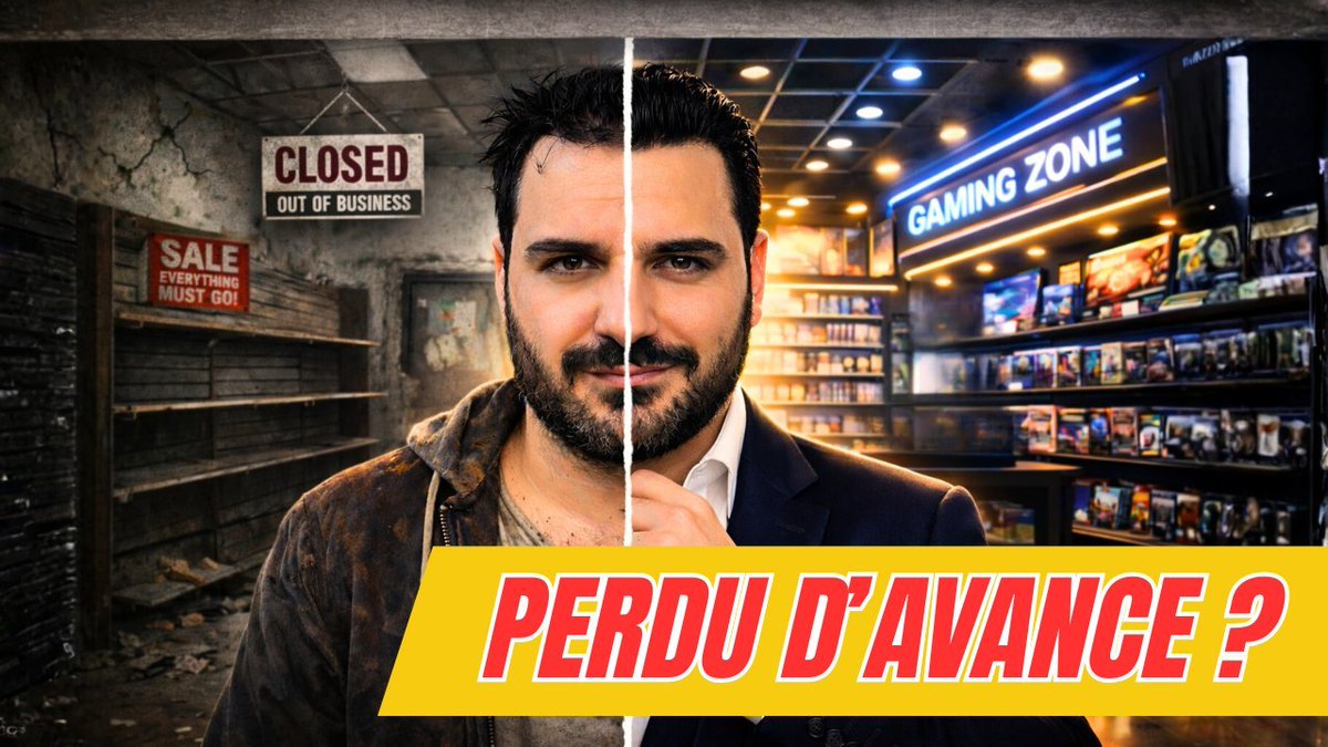 GyoJvfr's tweet image. Aujourd'hui : Nouvelle Vidéo !

👉 Vous avez l'idée d'ouvrir une boutique de jeux? Quelques conseils sur les bonnes bases a avoir et a connaitre avant de se lancer.

Aspect humain, couple, argent, franchise, opportunité, piège...
👇👇lien en dessous👇👇