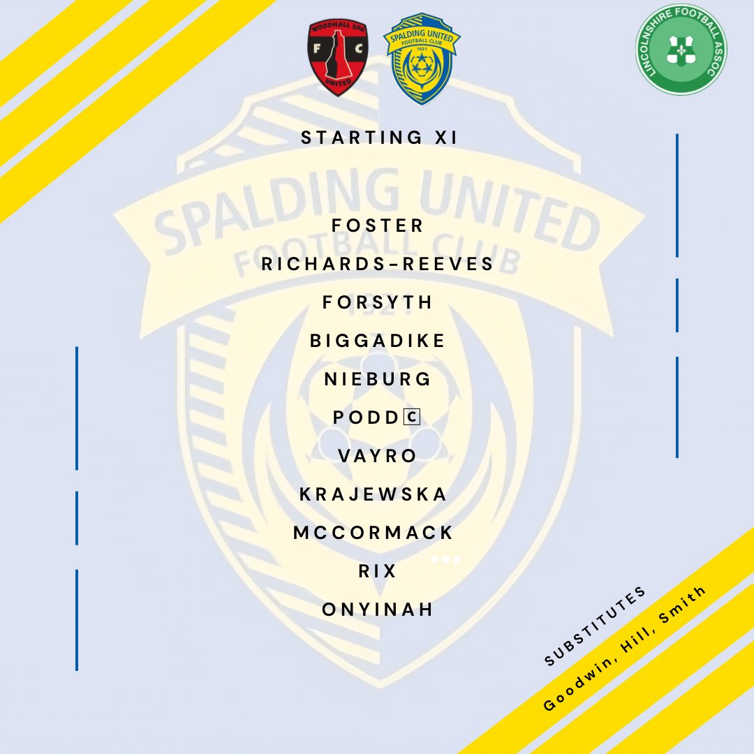 Your starting line up 🌷

#spaldingunitedwomen #spaldingunited #upthetulips