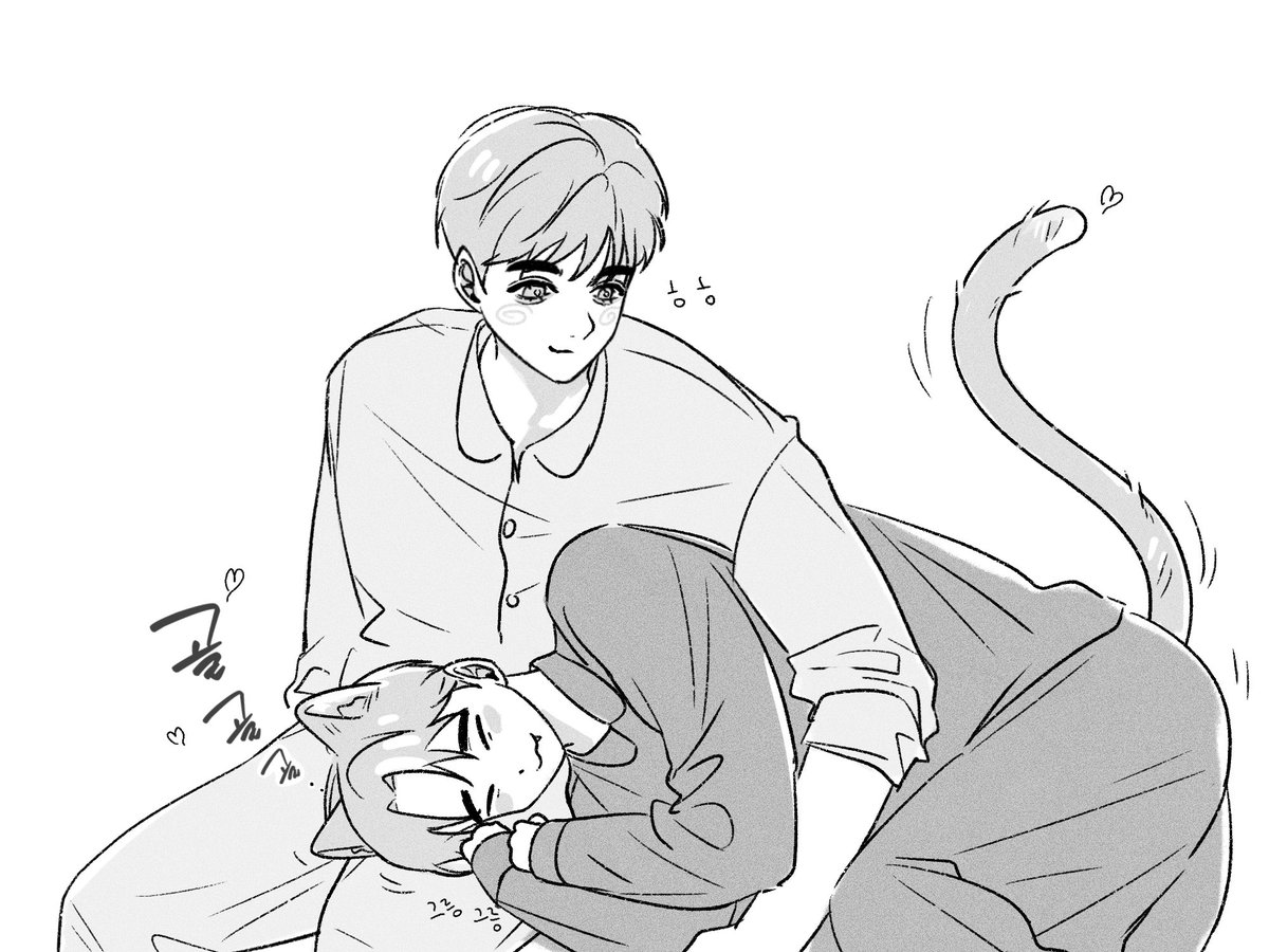 휴일의 케냥이네 #곰영