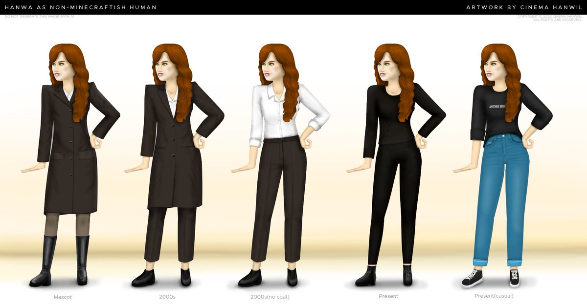 CinemaHanwil's tweet photo. Hanwa as a non-Minecraftish human design https://t.co/goEhQMabmo
