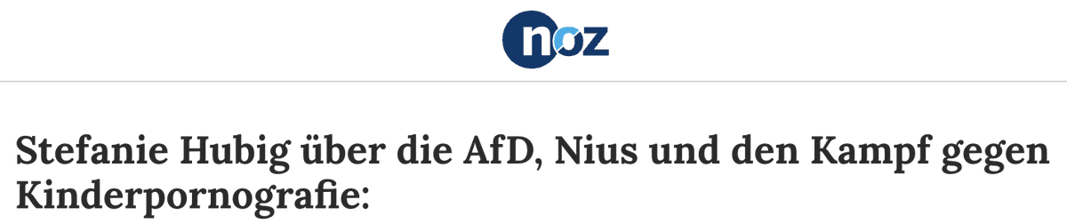 Es tut mir leid, liebe <a href="/noz_de/">NOZ</a> , aber Ihr habt doch einen vollkommenen, totalen Dachschaden. Das ist einfach nur noch abstoßend, das ist Zersetzung wie in der DDR. Schämt Euch!