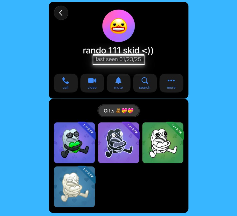 Telegram user will lose over $55,000 if he doesn’t log into his account within 7 days!

Telegram has an automatic self-destruct system for inactive accounts.

If the owner doesn’t log in before the timer expires (1 year), the account is permanently deleted along with 4 Plush Pepe