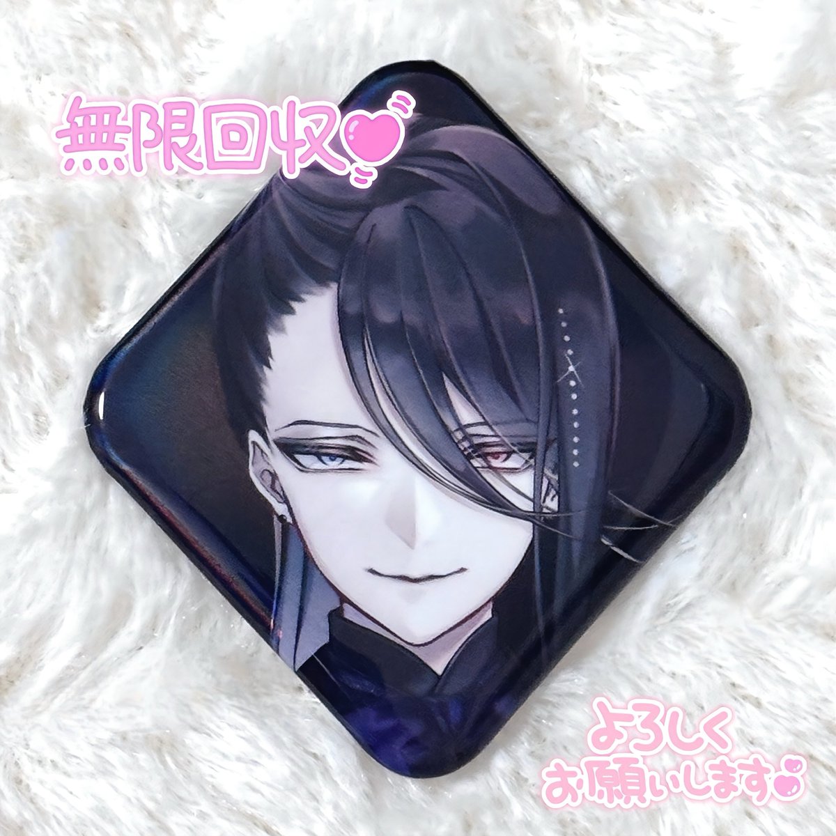 刀剣乱舞 大本丸博 スクエア 缶バッジ 後家 兼光 刀剣乱舞 大本丸博 後