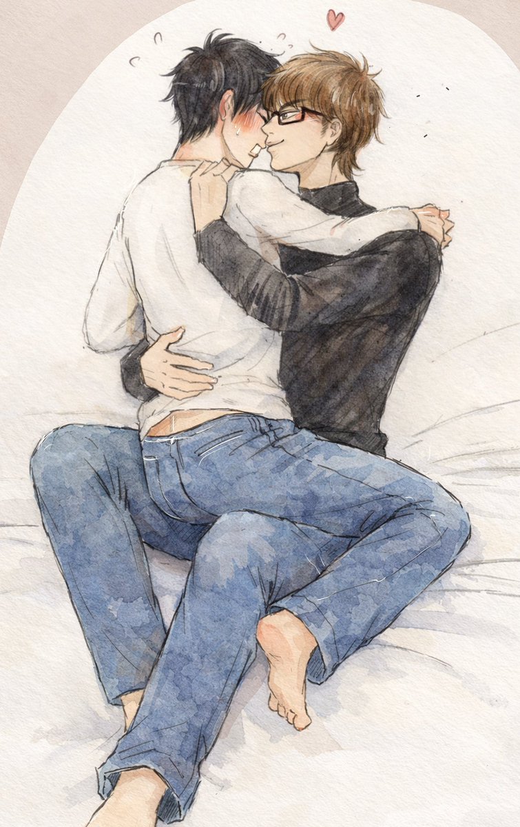 りんごさんの「甘やかす事で沢を追い詰める御」、頭から離れず描いてしまいました🙇‍♀️