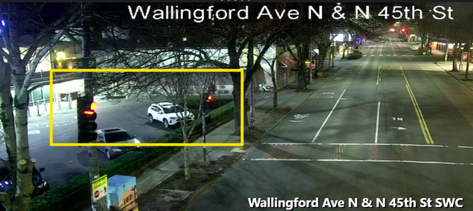 沃林福德路口，注意闪烁灯！