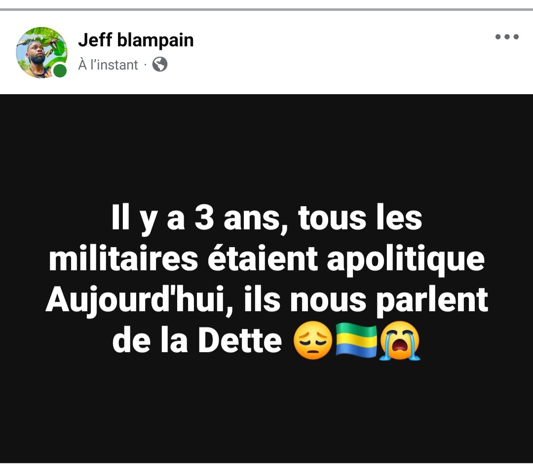 Le Gabon 🇬🇦😔 <a href="/NoureddinBV/">Noureddin Bongo Valentin</a> <a href="/PresidentABO/">Ali Bongo Ondimba</a> <a href="/Sylviabongo/">Sylvia Bongo Ondimba</a>