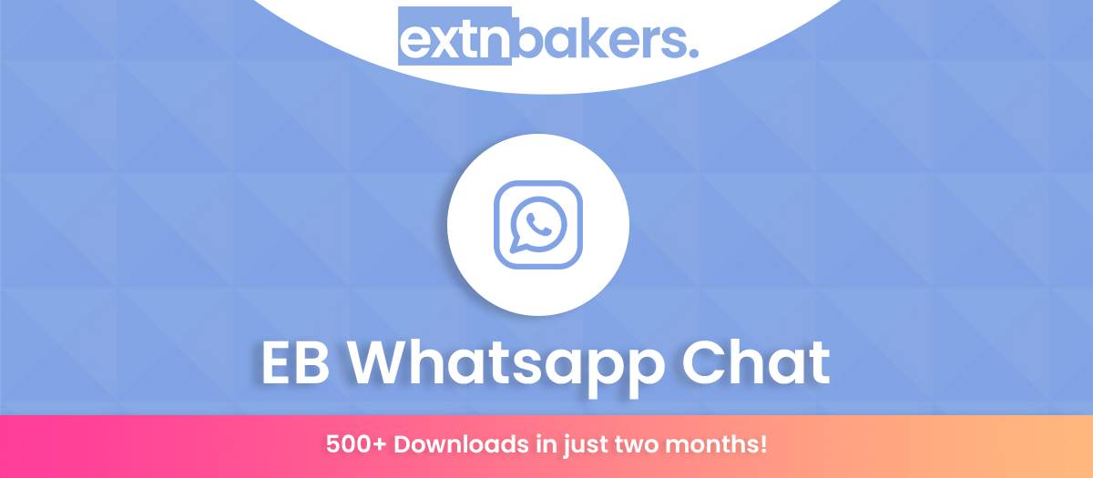 Modul EB WhatsApp Chat 2.3, který přidává na vaše stránky nastavitelné tlačítko pro chat přes WhatsApp.

bongovo.cz/ke-stazeni/209…

<a href="/Bongovo/">Bongovo!</a> <a href="/extnbakers/">Extnbakers - Premium Joomla Extensions</a> #EBWhatsApp #Joomla