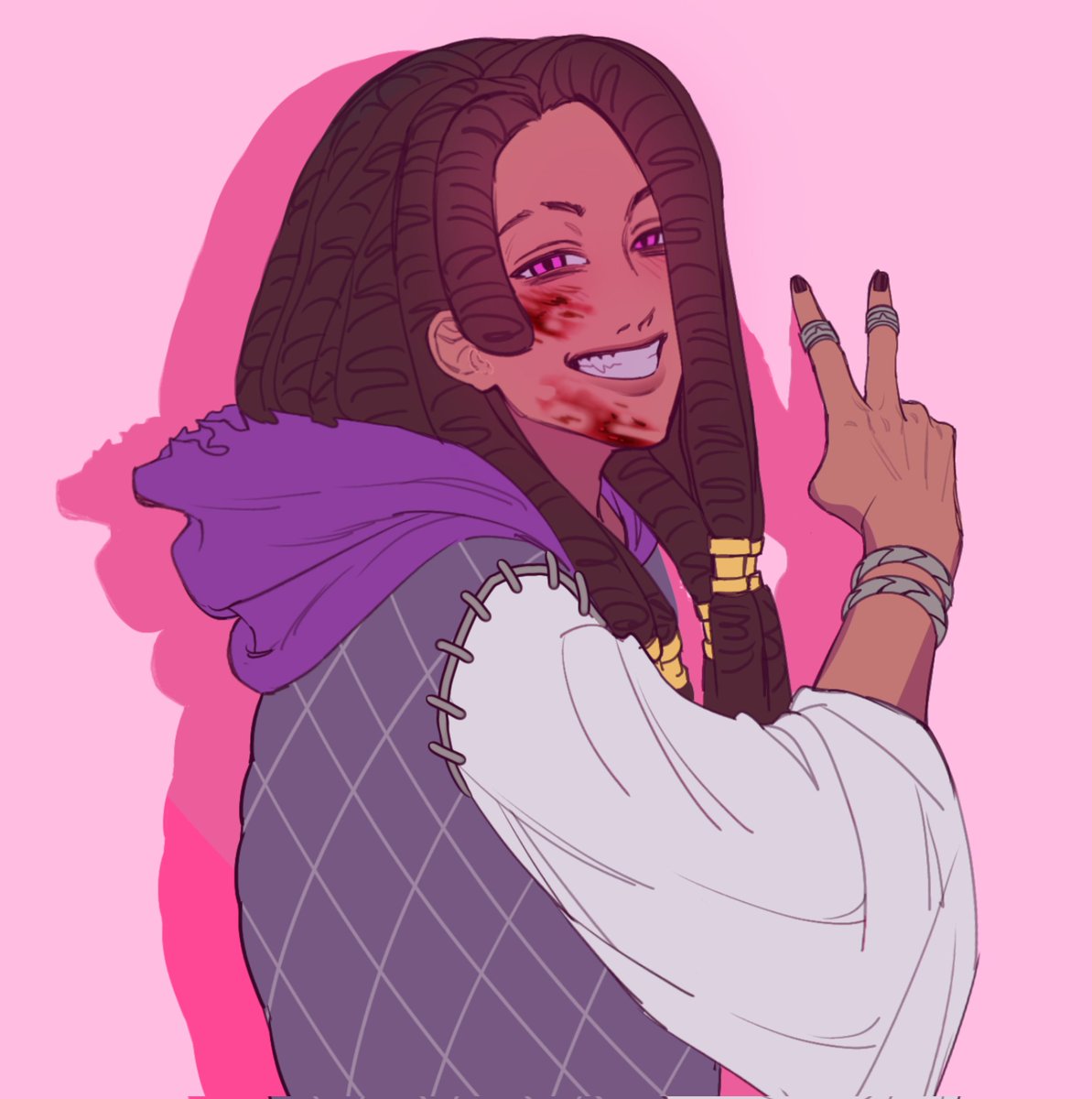 Lee31EExhao's tweet image. Jabber 🩷💜 #Gachiart