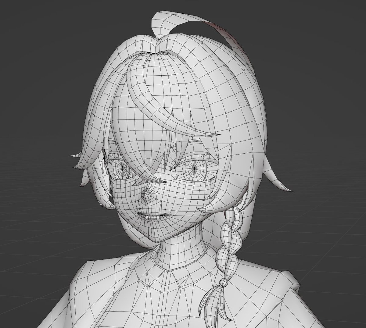 블아의 에리를 만들고 있어요! 🥰
이번껀 매쉬를 좀 더 투자해서 밀도를 높이는게 목표에요
ブルアカのエリを作っています！🥰 今回はメッシュにもっとこだわって、密度を高めるのが目標です
#ブルアカ #エリ #BlueArchive #b3d