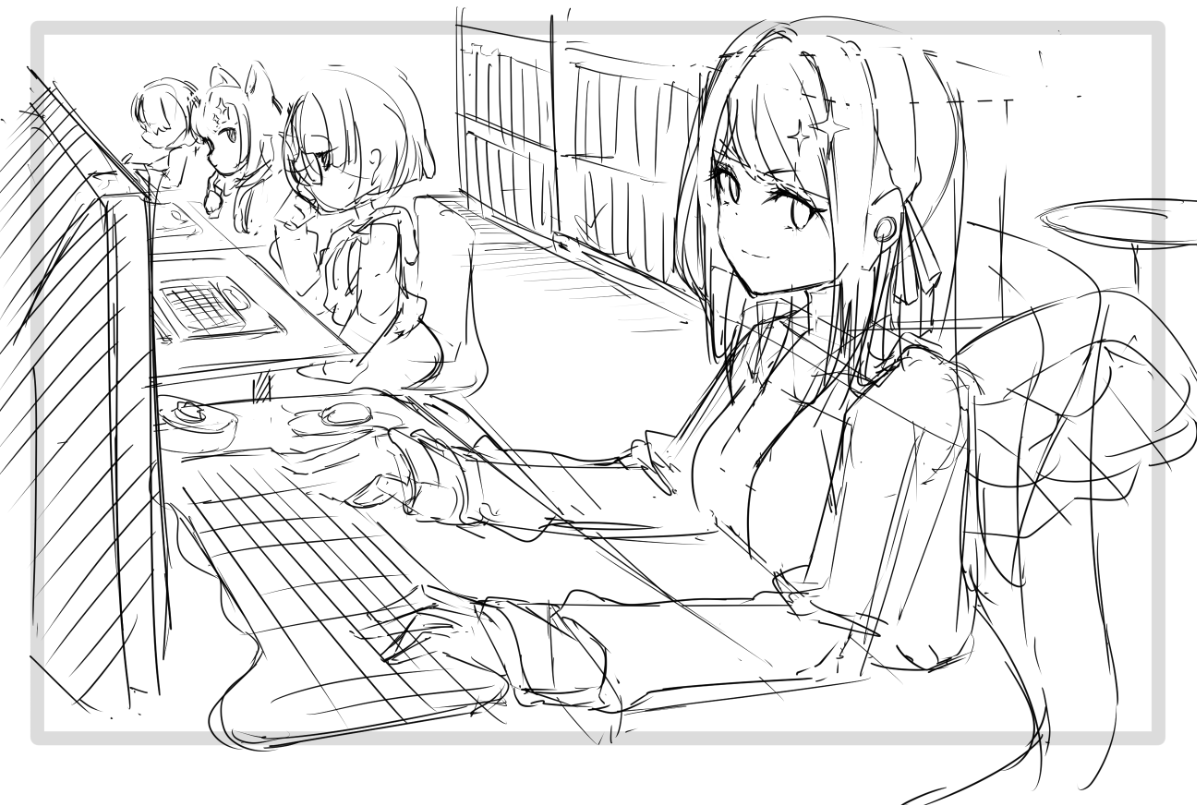 chu_pet's tweet image. いつできるかわからないrkgk 
先日、宇宙ゴッホ配信のラストあたり　等身高めに