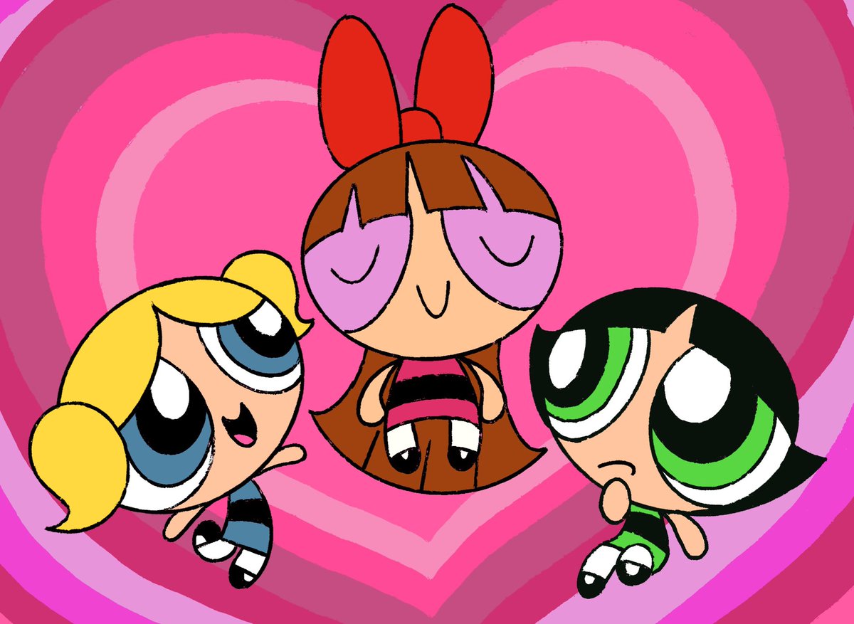 1caaa's tweet image. タブレットで遊ばせてもらった！欲しい！プロクリエイト面白い…！私の小学生時代の大好きなアニメ、パワーパフガールズの覚えがき。カートゥーンネットワークありがとう🙏