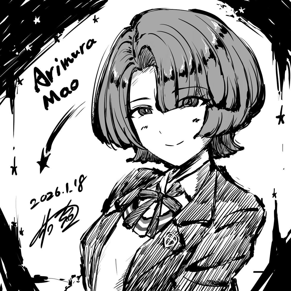 日課ワンドロ7 学園アイマスの有村 麻央
今日誕生日らしい おめでとう 