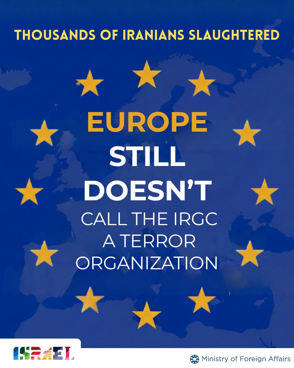 The Islamic Revolutionary Guard Corps is a terror organization. 

The EU is bogged down in bureaucracy while thousands of civilians were slaughtered with impunity.