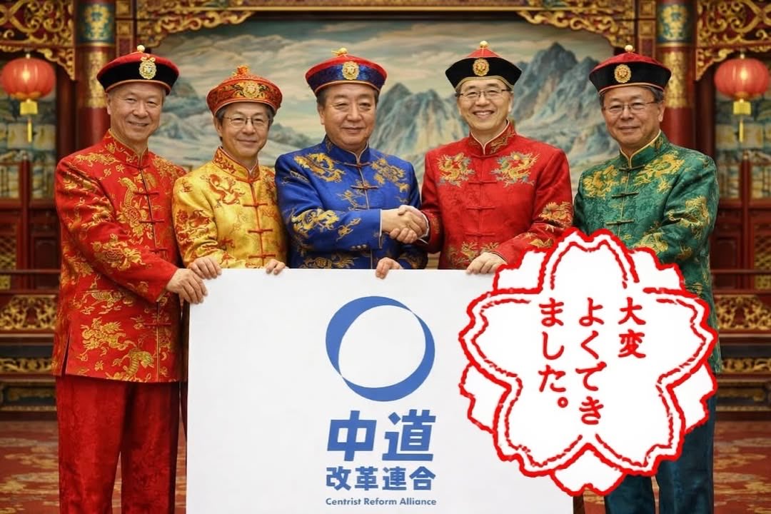 選挙が終わったら「中華道」に変わりそうじゃね⁉️😂

って思う人！🤚